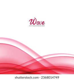 Abstract Wave Background Vector Design