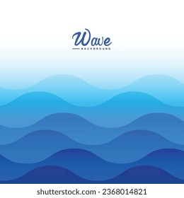 Abstract Wave Background Vector Design