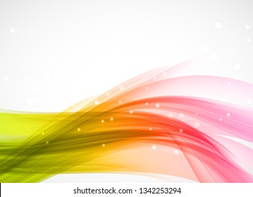 Abstract Wave Background. Vector Illustration. EPS10