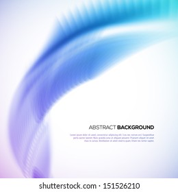 Abstract wave background, vector illustration 