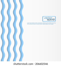 Abstract wave background. Vector illustration