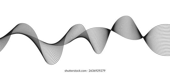 abstract wave background vector illustration