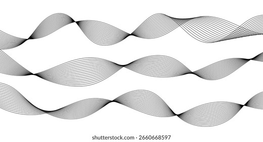 abstract wave background vector illustration