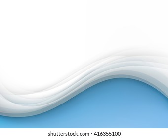 Abstract Wave Background vector illustration in EPS 10 file with transparencies and gradient meshes.