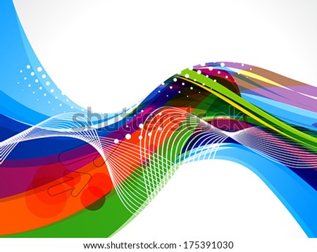 Abstract Wave Background Vector illustration  Stock photo © 