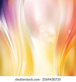 Abstract Wave Background Vector Template