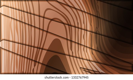abstract wave background with wooden patterns