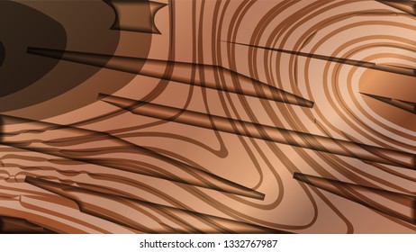 abstract wave background with wooden patterns