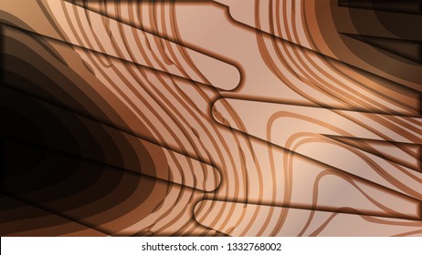 abstract wave background with wooden patterns