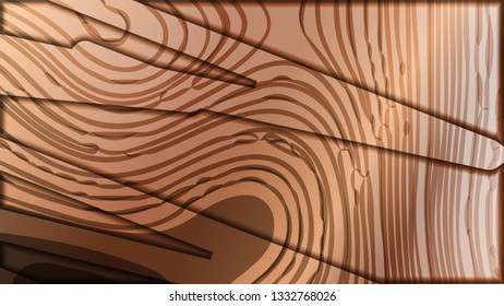 abstract wave background with wooden patterns