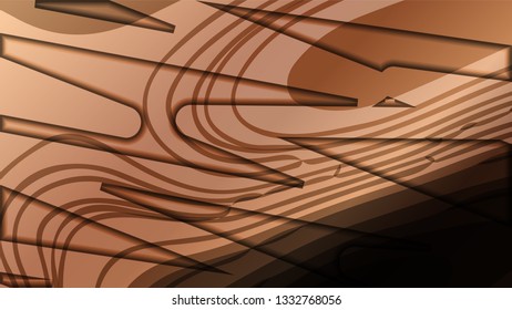 abstract wave background with wooden patterns