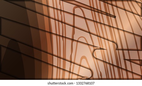 abstract wave background with wooden patterns