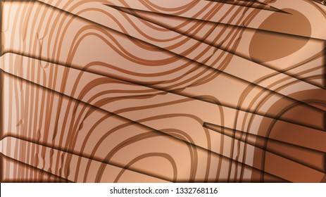 abstract wave background with wooden patterns