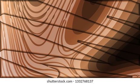 abstract wave background with wooden patterns