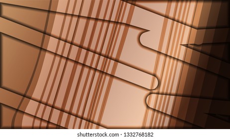 abstract wave background with wooden patterns