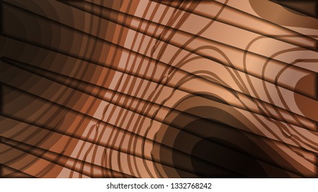 abstract wave background with wooden patterns