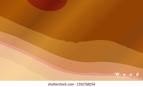 abstract wave background with wooden patterns