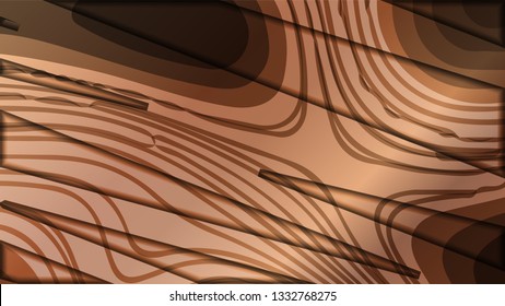 abstract wave background with wooden patterns
