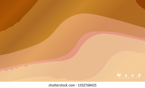 abstract wave background with wooden patterns