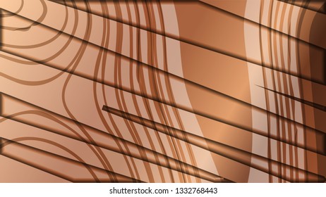 abstract wave background with wooden patterns