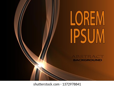 Abstract wave background yellow