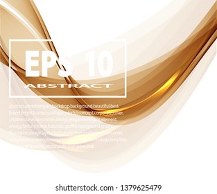 Abstract wave background yellow