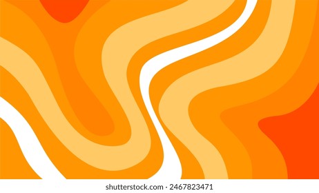 fondo de onda abstracto. Abstractas amarillo y marrón Fondo para escritorio. Fondo marrón curvo Abstractas. Fondo naranja abstracto.