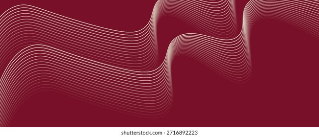 Abstract wave background with yellow line color element. Dynamic wave pattern. Modern flowing wavy lines. Futuristic technology concept. Suit for banner, poster, cover, brochure, flyer, website
