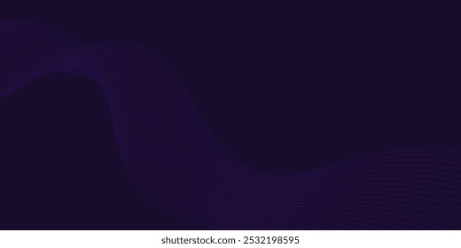 Abstract wave backround curve line smooth vector modern design