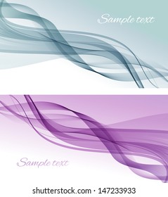 Abstract wave banner