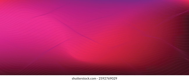 Abstract wave banner template. Graphic resources.