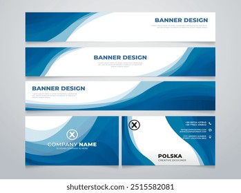 Ilustración vectorial de Anuncio de onda Abstractas. Web Anuncio y tarjeta de visita. Folleto de Plantilla, volante, diseño de tarjeta de visita