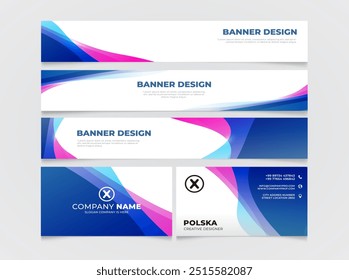 Ilustración vectorial de Anuncio de onda Abstractas. Web Anuncio y tarjeta de visita. Folleto de Plantilla, volante, diseño de tarjeta de visita
