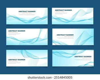 Ilustración vectorial de Anuncios de onda Abstractas. Folleto de Plantilla, folleto, tarjeta de visita