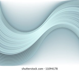 Abstract wave. Beautiful vector illustration.