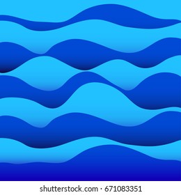 abstract wave blue