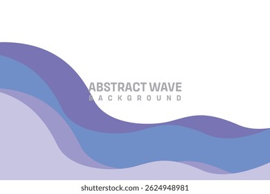 Abstract Wave blue Background or wallpaper