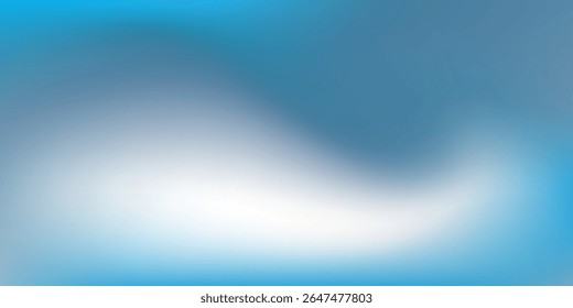 abstract wave blue white background for product presentation with sunlight and blurred simple modern