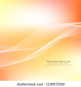 Abstract wave bright background design