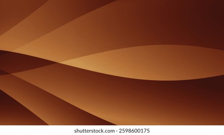 Abstract wave brown background vector. Abstract chocolate background. Brown web banner. brown cover design. chocolate texture. brochure flyer. banner design. wall decoration. polygon. wallpaper.