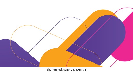 Resumen del fondo de negocio de ondas para el diseño de presentaciones. Concepto de banner de tecnología de vectores