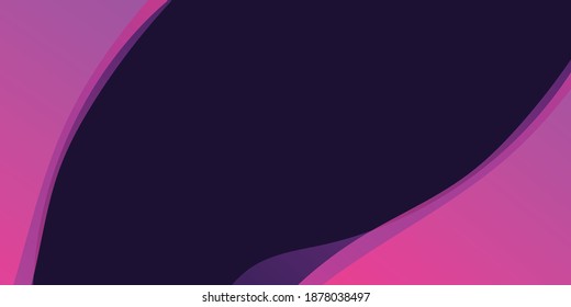Abstract wave business background for presentation design. Vector tech banner concept