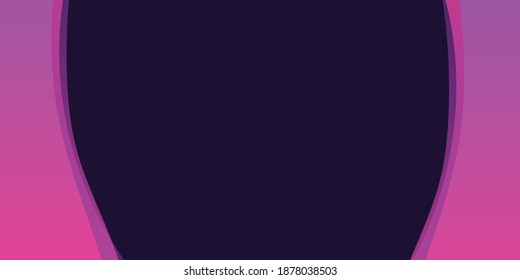 Abstract wave business background for presentation design. Vector tech banner concept