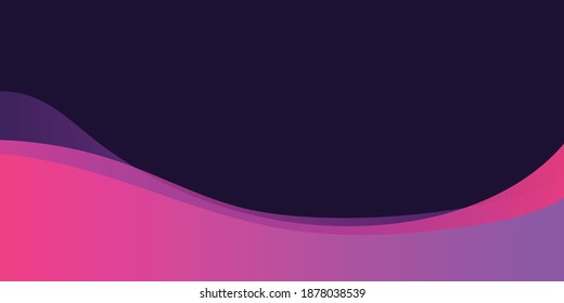 Resumen del fondo de negocio de ondas para el diseño de presentaciones. Concepto de banner de tecnología de vectores
