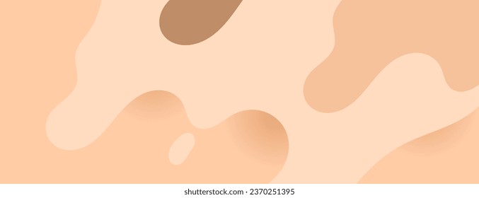 Abstract wave chocolates color background. Vector illustration with splash, dripping, and melted.