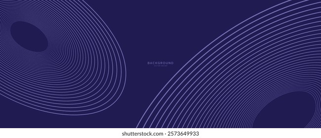 Abstract wave with circle background illustration vector design