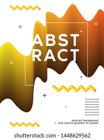 abstract wave and color background 