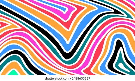 abstract wave color background. Background with dynamic colors. abstract colorful background. Abstract colorful wave background. Flowing line art with wavy color dynamics.