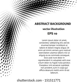 Abstract wave color design element .  Abstract  artistic background with space for text. Vector illustration. EPS 10.