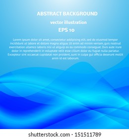 Abstract wave color design element .  Abstract  artistic background with space for text. Vector illustration. EPS 10.